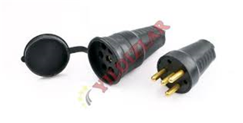 SGS ERKEK KAUÇUK FİŞ / TRİFAZE ( 3 X 25A )